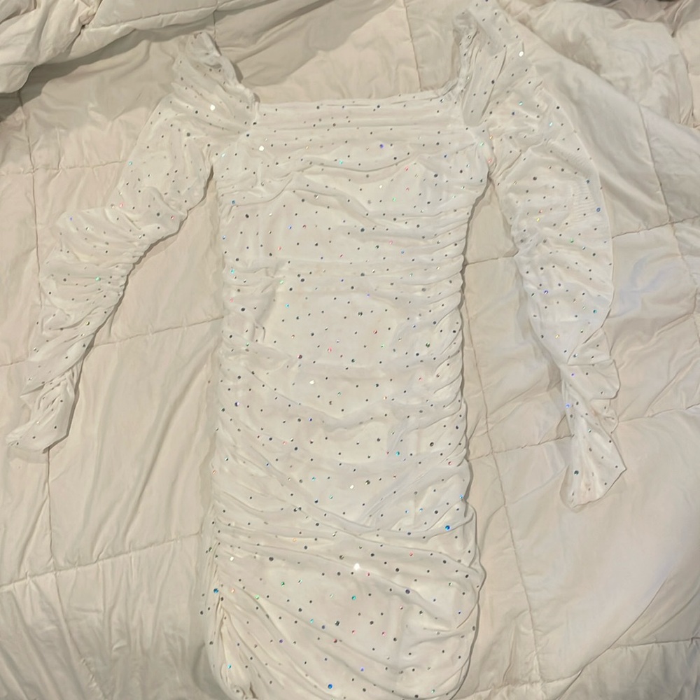 Off Shoulder white dress